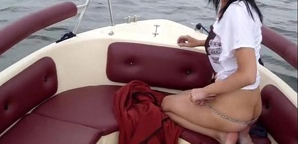  Passionate fucking on a boat